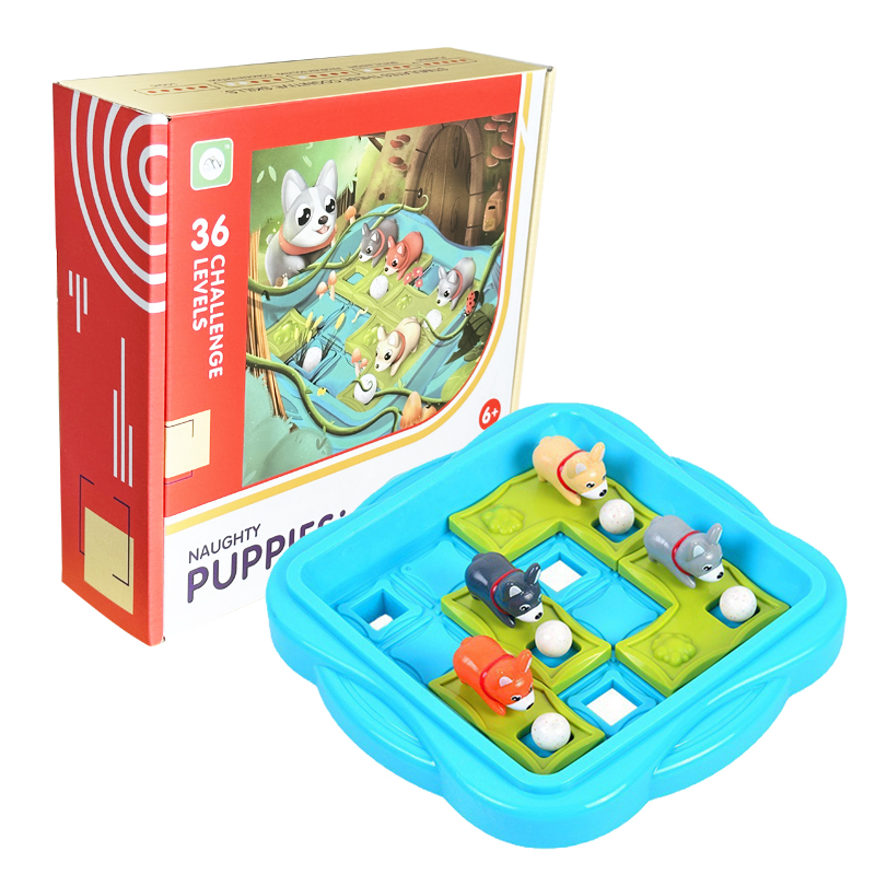 Board Game For 6 Years Old - Gra planszowa Naughty Puppies Zabawki edukacyjne
