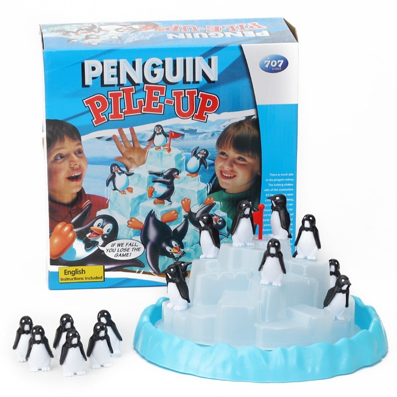 Board Game Saboteur - Gra planszowa z pingwinami na lodowcu,