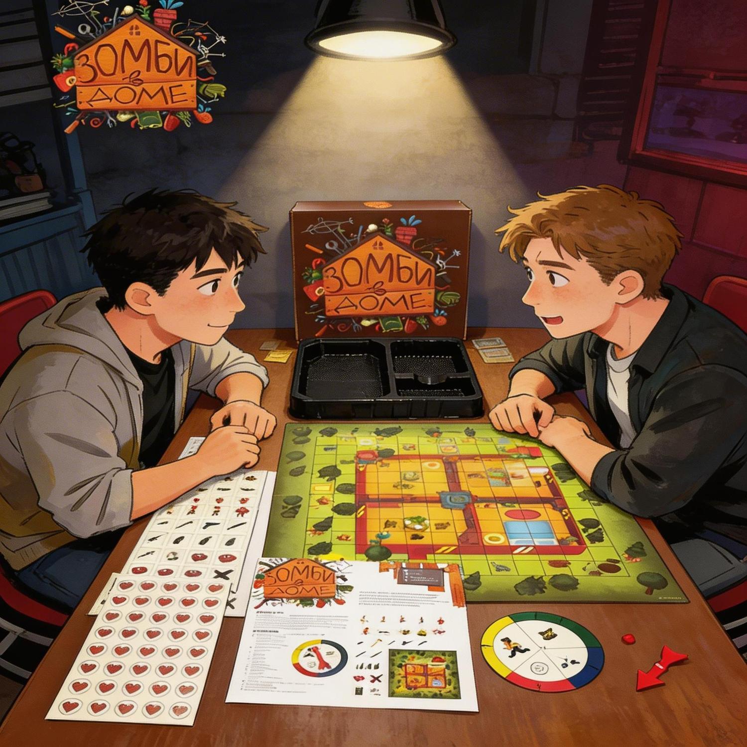 Board Game Zombie Survival - Rosyjska wersja gry planszowej o tematyce