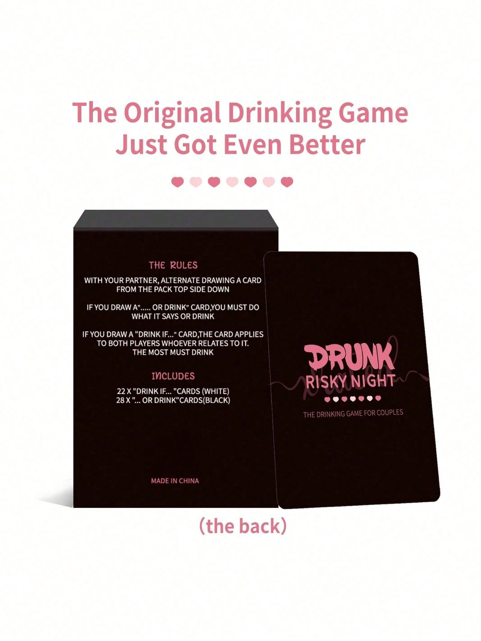 Drunk Risky Night Card Game, z – Board Game Night recenzja i cena