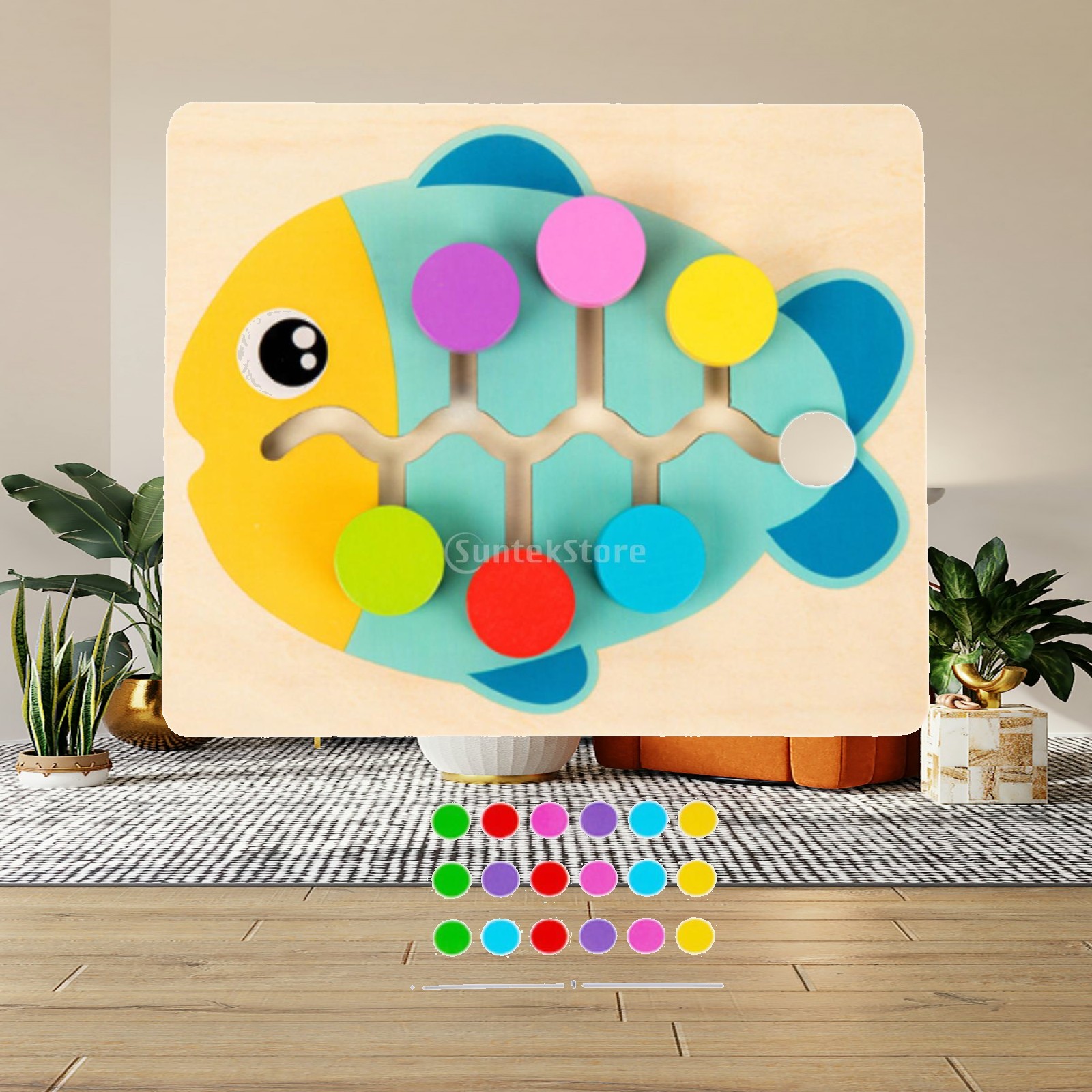 Drewniane puzzle z przesuwanym – Board Game For 6 Years Old recenzja i cena
