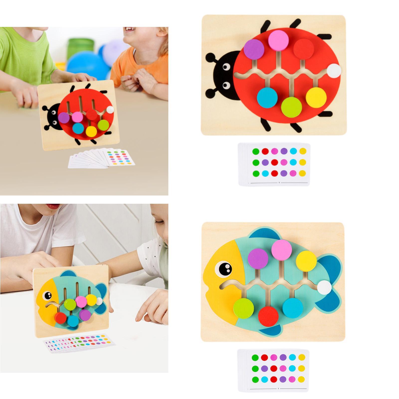 Drewniane puzzle z przesuwanym – Board Game For 6 Years Old recenzja i cena