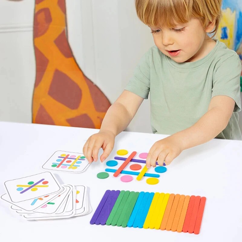 Dziecięca tęczowa łamigłówka m – Board Game Education recenzja i cena