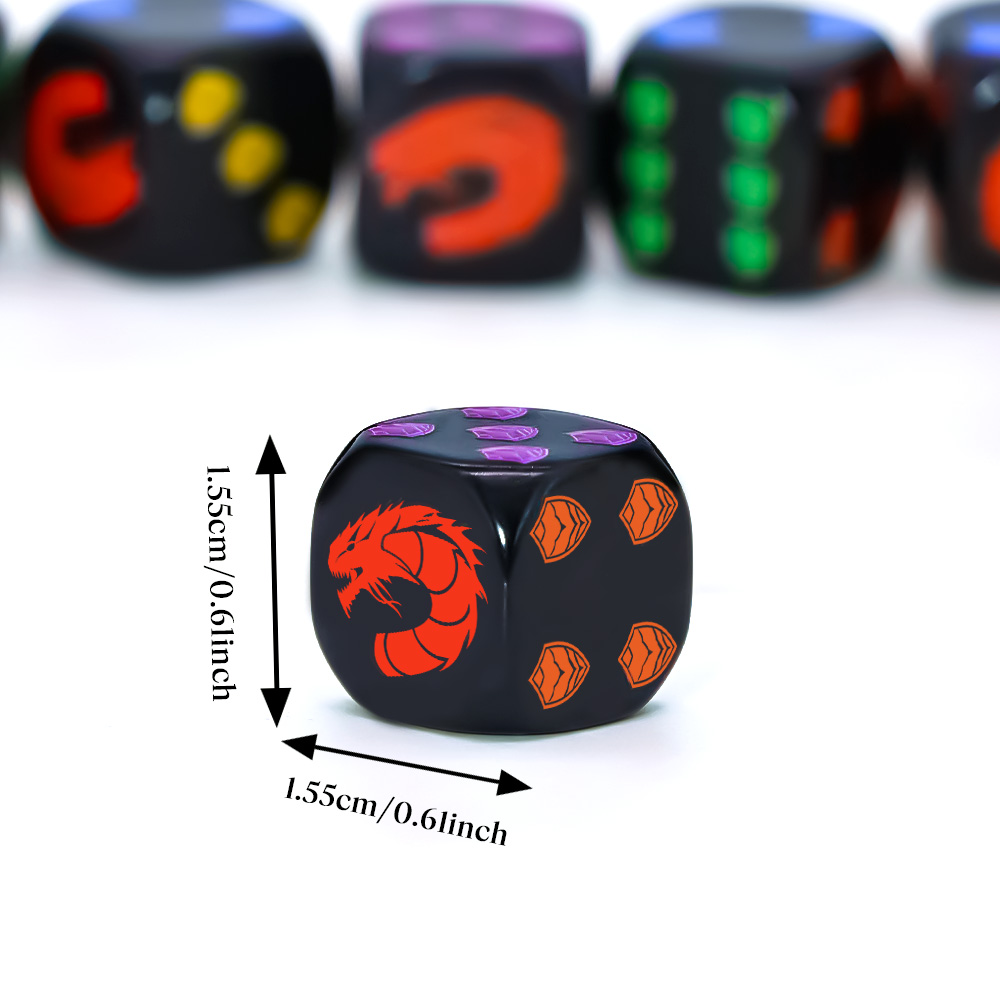 Zestaw 6 Sześciościennych Kost – Board Game Night recenzja i cena