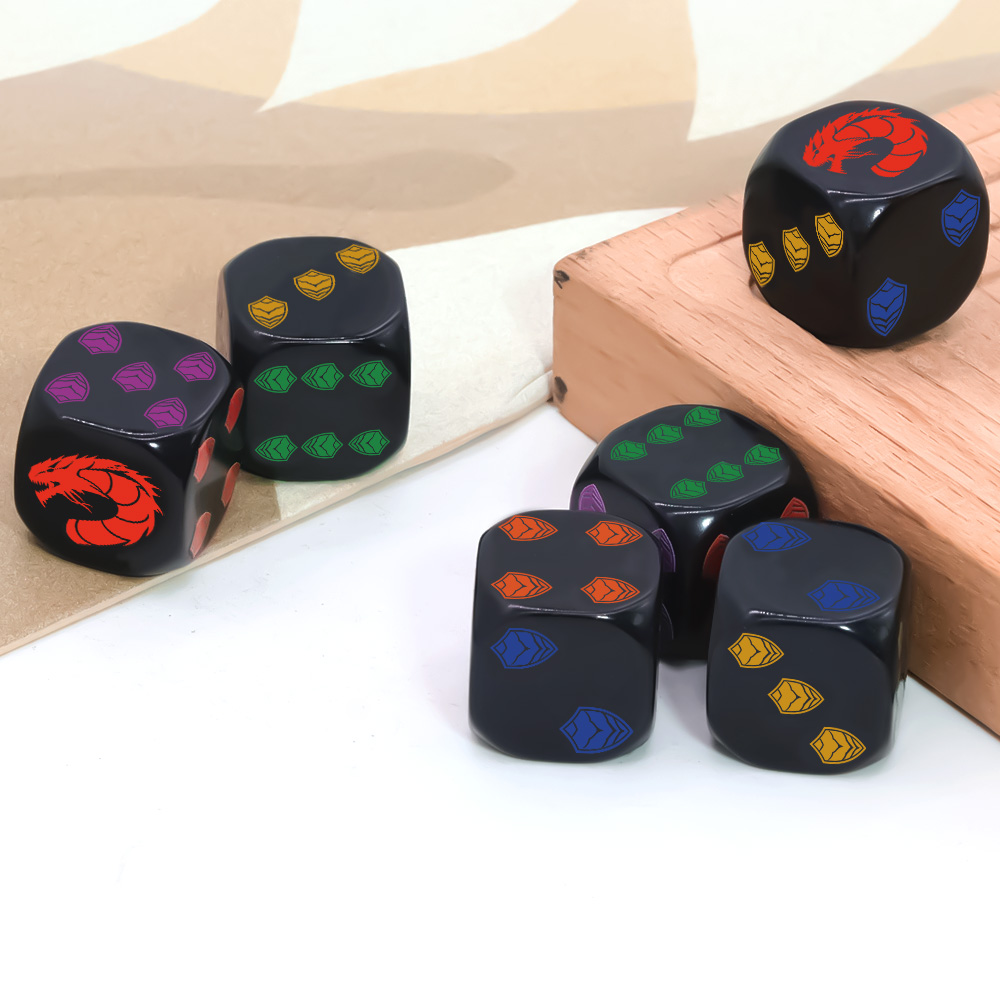 Zestaw 6 Sześciościennych Kost – Board Game Night recenzja i cena