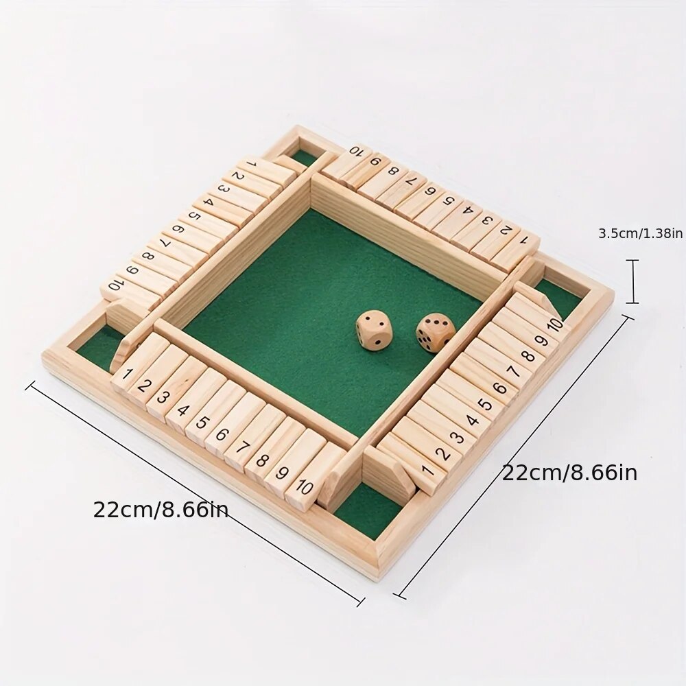 Drewniana gra planszowa w kośc – Board Game Organization recenzja i cena